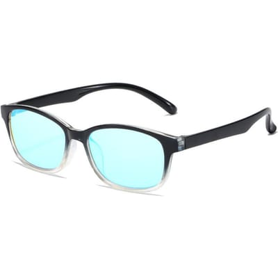 Rood Groen Kleurenblindheid Correctiebril TR90 Buiten Kleurenblindheid Bril voor Mannen Rood Groen Kleurenblind UV400 Zonnebril 3028 white
