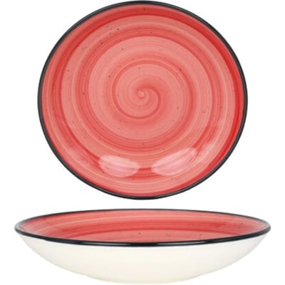 Bonna Diepbord - Aura Passion - Porselein - 25 cm (1300cc) - set van 6
