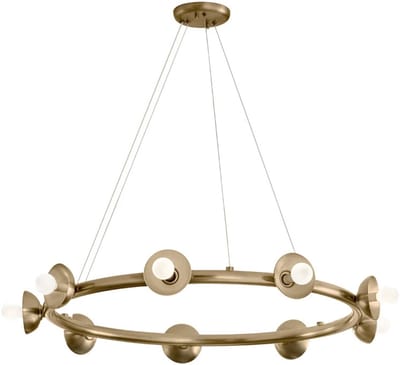 Kichler LED Kroonluchter | 9X E27 Max 40W | Champagne Bronze