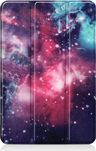 Hoesje - Geschikt voor Apple iPad Air 6 (2024) - 11 inch - 6e Generatie - M2 - Dun & Stevig - Trifold Bookcase - Hard Cover - Hardcover Book Case - Tablet Hoes - Galaxy