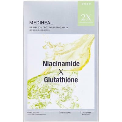 [mediheal] Derma Synergy Wrapping Mask (Niacinaminde x Glutathione) 10EA