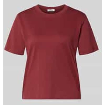 Dames T-shirt Korte Mouwen Zachte Interlock Jersey Met Ronde Hals s.Oliver