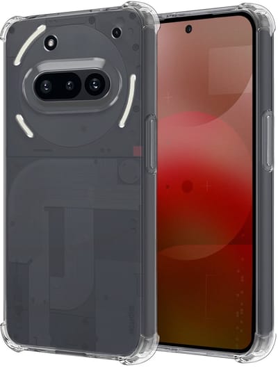 Hoesje - Geschikt voor Nothing Phone (3a) - Sterk & Shockproof - Siliconen Case - Back Cover - Telefoon Hoes Shock Proof - Transparant