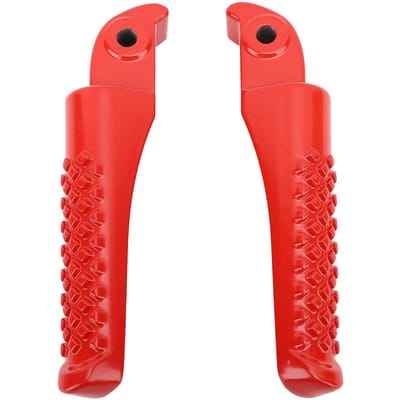 1 Paar Voetsteunen Beugel Kit Aluminiumlegering Motorfiets Voetsteun Beugel Vervanging voor Coleman red