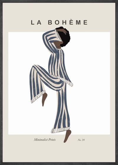 Elegante Dans La Boheme Poster 21x30 cm