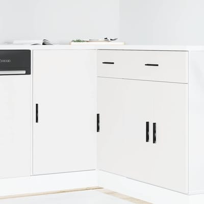 vidaXL - Onderkast - Lyon - bewerkt - hout - wit
