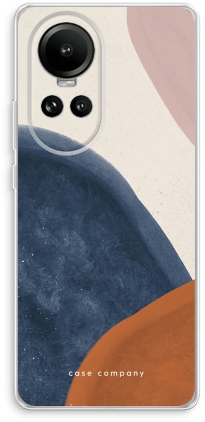 Case Company® - Hoesje geschikt voor Oppo Reno 10 hoesje - Geo #1 - Soft Cover Telefoonhoesje - Bescherming aan alle Kanten en Schermrand