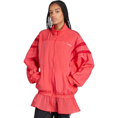 Adidas Santiago Woven Track Top Jassen Dames - Rood - Maat S (34-36) - Nylon