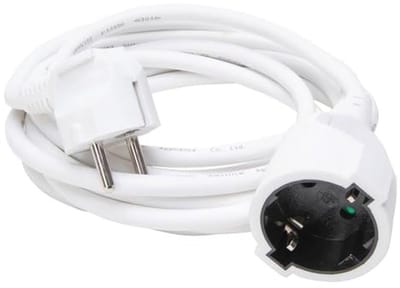 Kopp 143201018 veiligheidscontactverlenging 3 m, wit