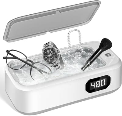 Professionele Ultrasoon Reiniger - 640 ml - 40 W/49000 Hz ultrasoon reiniger - Ultrasoon reiniger voor sieradenringen - voor sieraden/ brillen/horloges/ ringen
