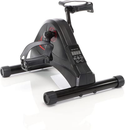 Mini Hometrainer Elektrisch - Bureaufiets voor Armen en Benen - Compacte Fietstrainer met LED-display