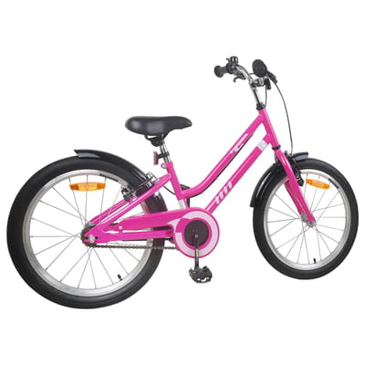 vidaXL - Kinderfiets - 20 - Inch - voor - 6-11 - jaar - oud - Roze - Zwart