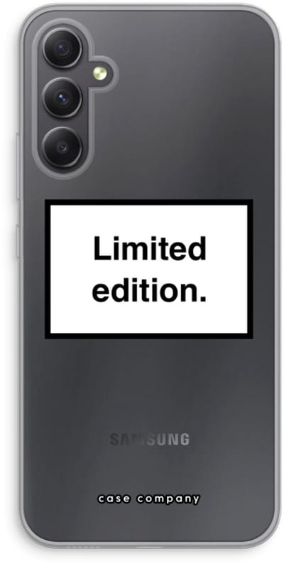 Case Company® - Hoesje geschikt voor Samsung Galaxy A34 hoesje - Limited edition - Soft Cover Telefoonhoesje - Bescherming aan alle Kanten en Schermrand