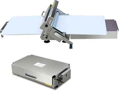 Opvouwbare deegroller - Verstelbare deegroller - Gebak maken - Nauwkeurige diktecontrole - 40x90 cm paneel - Zilver