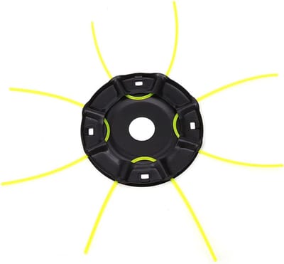 Grastrimmer Hoofd - Bosmaaier Accessoire - Gazon Onderhoud - Universele Metalen - 30cm Snijdiameter - Zwart