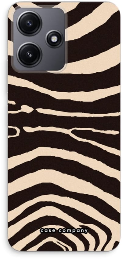 Case Company® - Hoesje geschikt voor Xiaomi Redmi 12 hoesje - Arizona Zebra - Soft Cover Telefoonhoesje - Bescherming aan alle Kanten en Schermrand