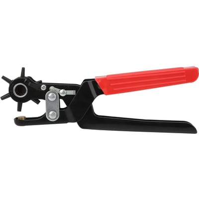 Pons Tang Legeringsstaal voor Leer Ponsen Riemgaten Openen DIY Moeiteloos Handgereedschap black