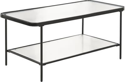 BLAIR - Salontafel - Zwart - Veiligheidsglas