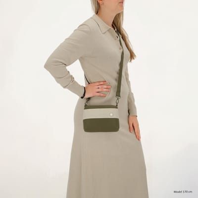 Beagles Nova Crossbodytas - Schoudertasje - Kleurrijk - Dames - Lichtgewicht - Olijfgroen