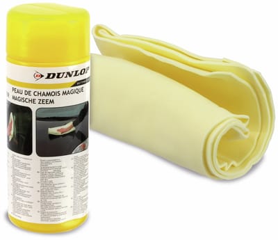 Dunlop Magische Poetsdoek voor Auto - Superabsorberend - Herbruikbaar - Binnen en Buitenkant Auto - 18 x 6 CM