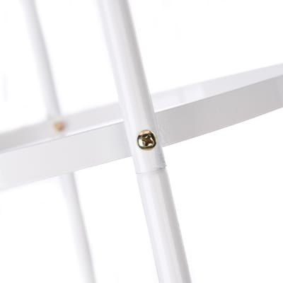 Bloemenstandaard IJzeren Plant Klimrek Buiten DIY Bloementuin Steunrek white