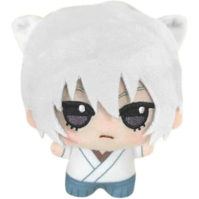 10cm Schattige Tomoe Pluche Pop Anime Randapparatuur Katoenen Pop Anime Sleutelhanger Hanger Tomoe Pluche Verjaardagscadeau white