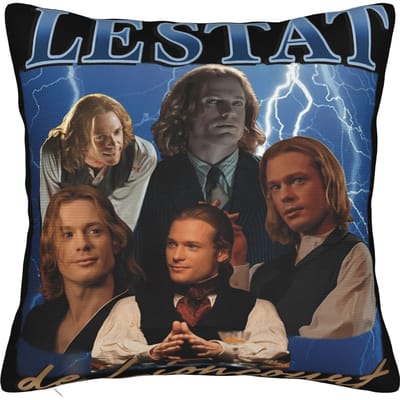 Decoratieve Kussensloop The Vampire Lestat 2026 TV Serie Merchandise Auto Sierkussenhoes Vierkant Meerdere Maten 30x50cm
