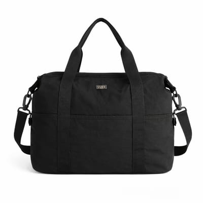 Solier Viona FB55 - Sporttas dames - Groot formaat - Lichtgewicht - Met bagageband - Zwart