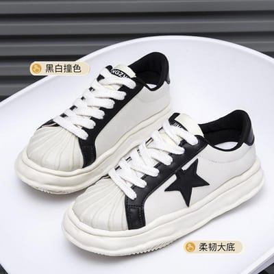 Skateschoenen Diksoldige Casual Sneaker Dames Lente en Herfst Ins Trendy Nieuwe Canvas Schoenen Dames 41 black