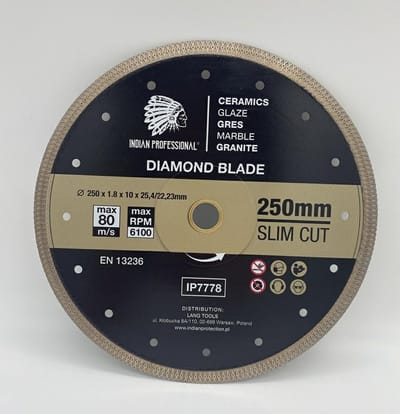 DeWalt INDIAN PROFESSIONAL - Diamantschijf - 250mm - Slim Cut - Snelle en Zuivere Sneden