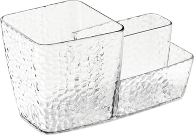 iDesign - Rain Brush Caddy - Kunststof - Transparant