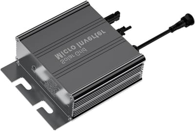 Micro Omvormer - Grid Tie Inverter - Zonne-energie Benutten - MPPT Bereik 15.5-25V - 180W - Zilver