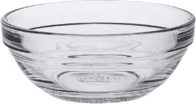 Duralex Kleine sausschaaltjes rond - glas - 6x stuks - D9x4 cm - Schaaltjes en kommetjes - 125 ml