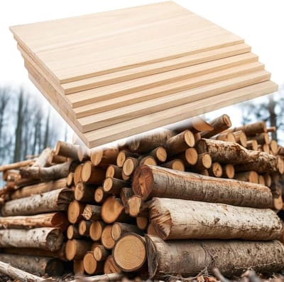 Houten Panel - Houten Planken - Houtbewerking Projecten - Natuurlijk Paulownia Hout - 50x15 cm - Onbehandeld