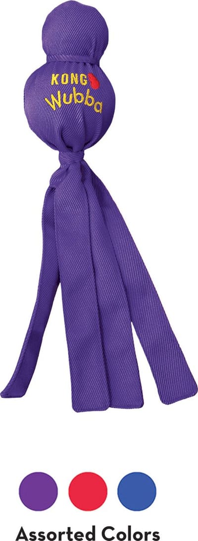 KONG Wubba – Hondenspeelgoed met geluid – Geen Kleurkeuze Mogelijk – XL – 43cm