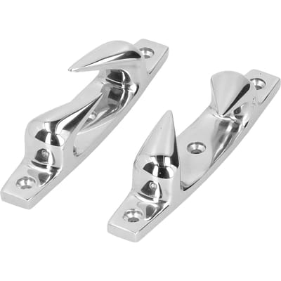 2 stuks 4.69in Verankerings Meerbolden Links Rechts 316 RVS Fair voor Marine Boot Jacht white