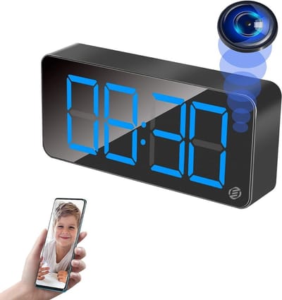 Equivera Verborgen Camera - Spionage Camera - Geheime Camera - Spy Camera - Spycamera - Spion Camera - Verborgen Mini Camera - Spy Camera Mini - Afluisteren - Afluisterapparatuur