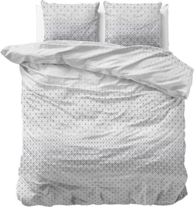 Sleeptime Gino 2 - Dekbedovertrekset - Lits-Jumeaux - 240x200/220 + 2 kussenslopen 60x70 - Antraciet