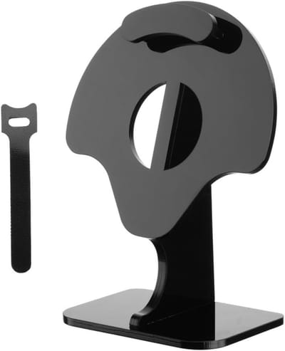 Hoofdtelefoon Stand - Oortelefoon Houder - Sport Accessoires - Stabiele Acryl Constructie - 11.4 x 6 x 14 cm - Zwart