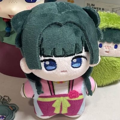 10cm Anime MaoMao Renshi Cosplay Pluche Pop Hanger De Apotheker Dagboeken Knuffel Verjaardagscadeau 10cm black