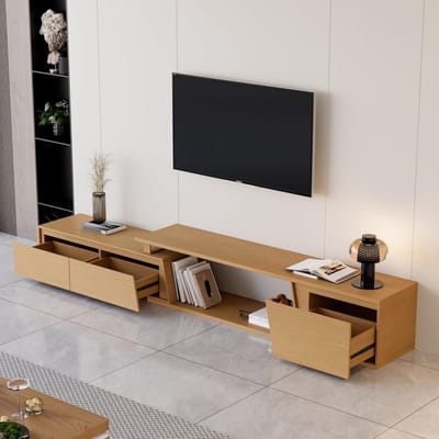 TV-meubel met 2 deuren en opbergruimte 105x35x50 cm – Robuust Zwart Stalen Televisiekast, Hifi-kast, Sideboard en Multimedia Meubel – Pauwhome