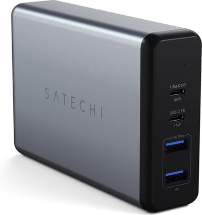 Satechi 108W Pro USB-C PD PC Charger - Stroom AV / multimedia paneel - 108 Watt