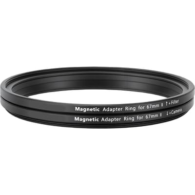 67mm Magnetische Lens en Filter Adapterring Kit Aluminiumlegering Lensfilter Adapterring voor Schroefdraad Filters