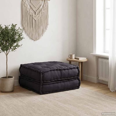 vidaXL - Modulaire - bankstel - 70x70x36 - stof - antracietkleurig