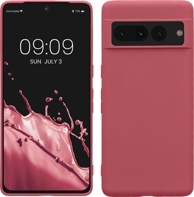 kwmobile telefoonhoesje geschikt voor Google Pixel 7 Pro - Hoesje voor smartphone - Back cover in donkerroze