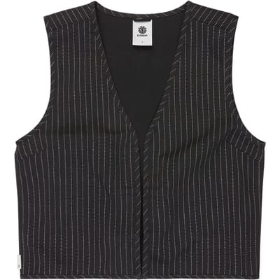 Gestreepte gilet dames Element Tie Front