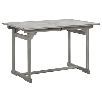 vidaXL - Tuintafel - (120-170)x80x75 - cm - massief - acaciahout