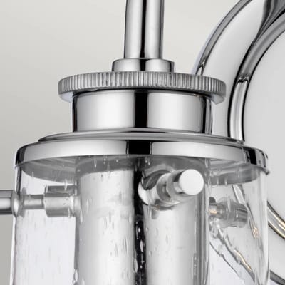 Kichler LED Wandlamp Braelyn | 2X E27 Max 40W | IP44 | Polished Chrome