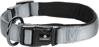 Flamingo Abbi - Halsband Honden - Halsband Abbi Grijs Xs 35-40cm 20mm - 1st - 133303 - 1st