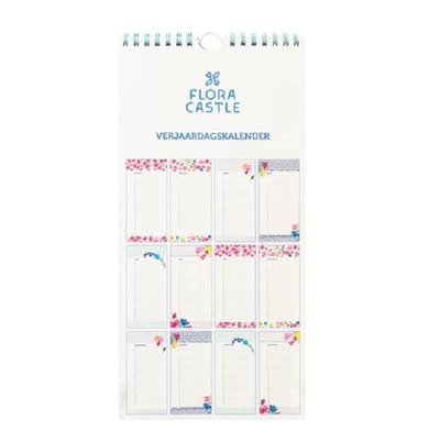 Verjaardagskalender Flora Castle K-24023